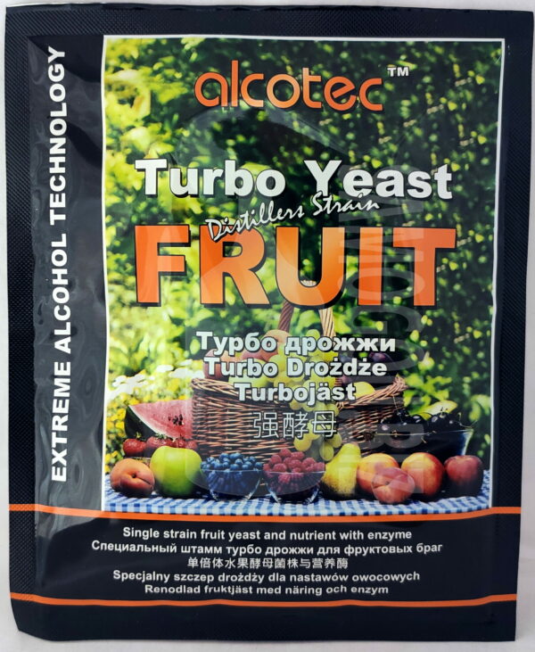 alcotec turbo yeast fruit
